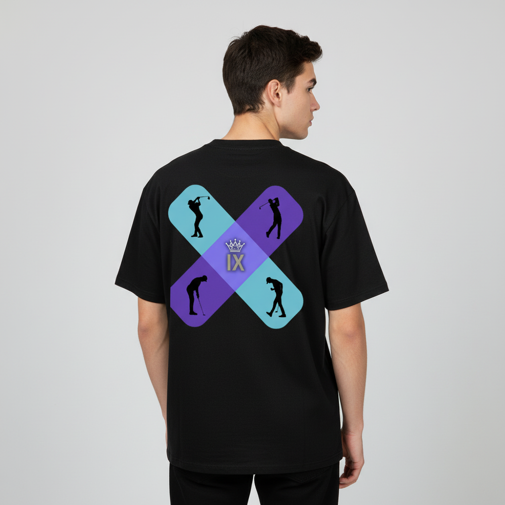 FRONT NINE GOLF 'THE PERFECT HOLE' LIMITED EDITION OVERSIZE TEE